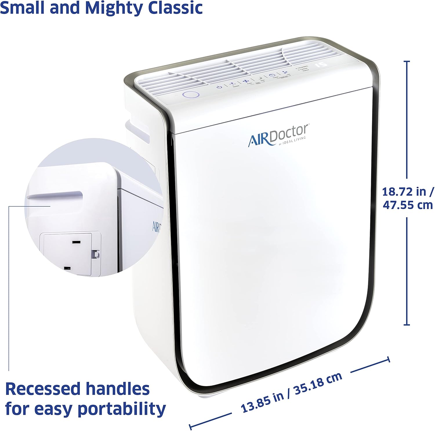 3-Stage Filtration Air Purifier for Small & Medium Rooms