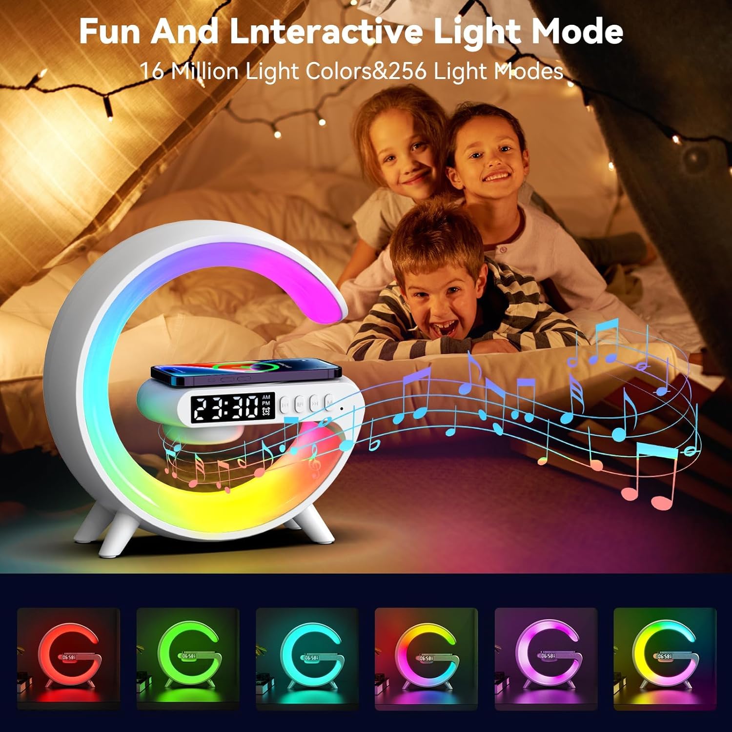LED Smart Bluetooth Table Lamp with Speaker